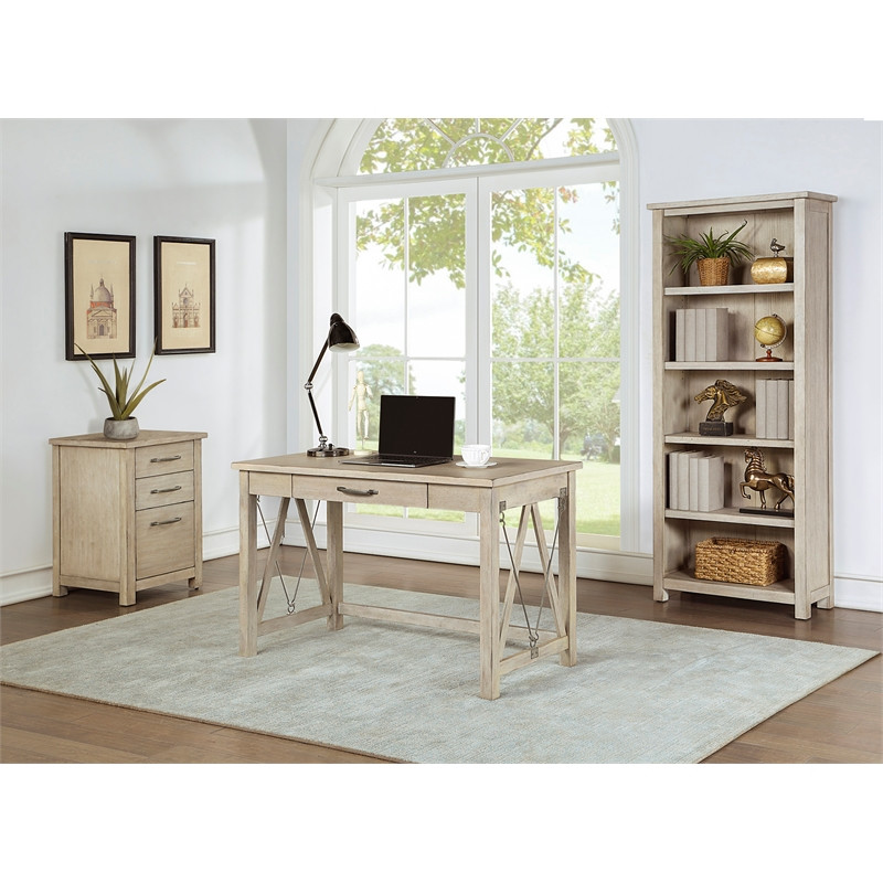 Rustic Open Wood Bookcase Bookcase Shelves Office Storage Light Brown   Transitional   Bookcases   by Homesquare  Houzz