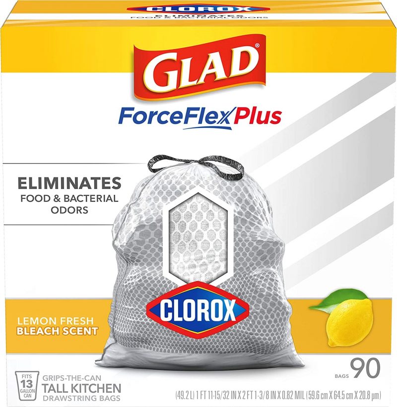 GLAD Trash and Food Storage Tall Kitchen Trash Bags