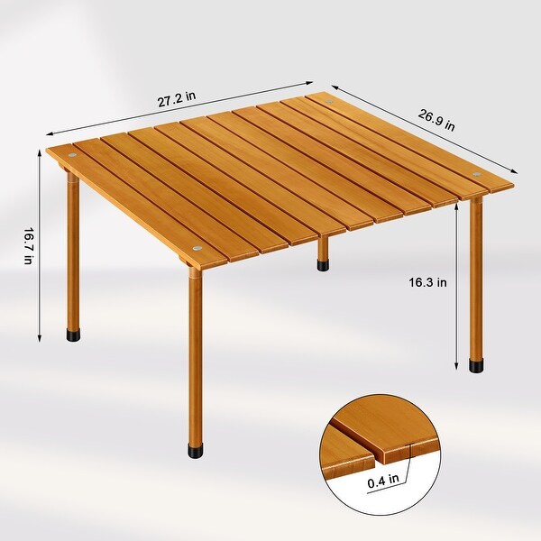 Ultralight Compact Camping Folding Table with Carry Bag