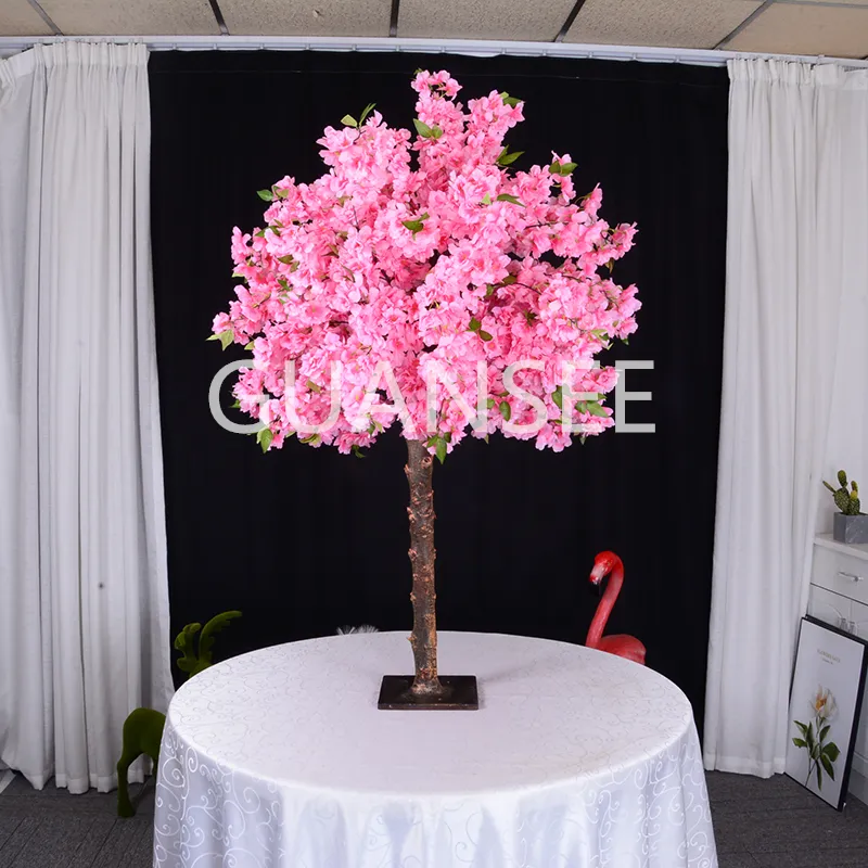 Wedding centerpieces tree faux simulation flowers tree plants artificial cherry blossom tree for indoor decoration