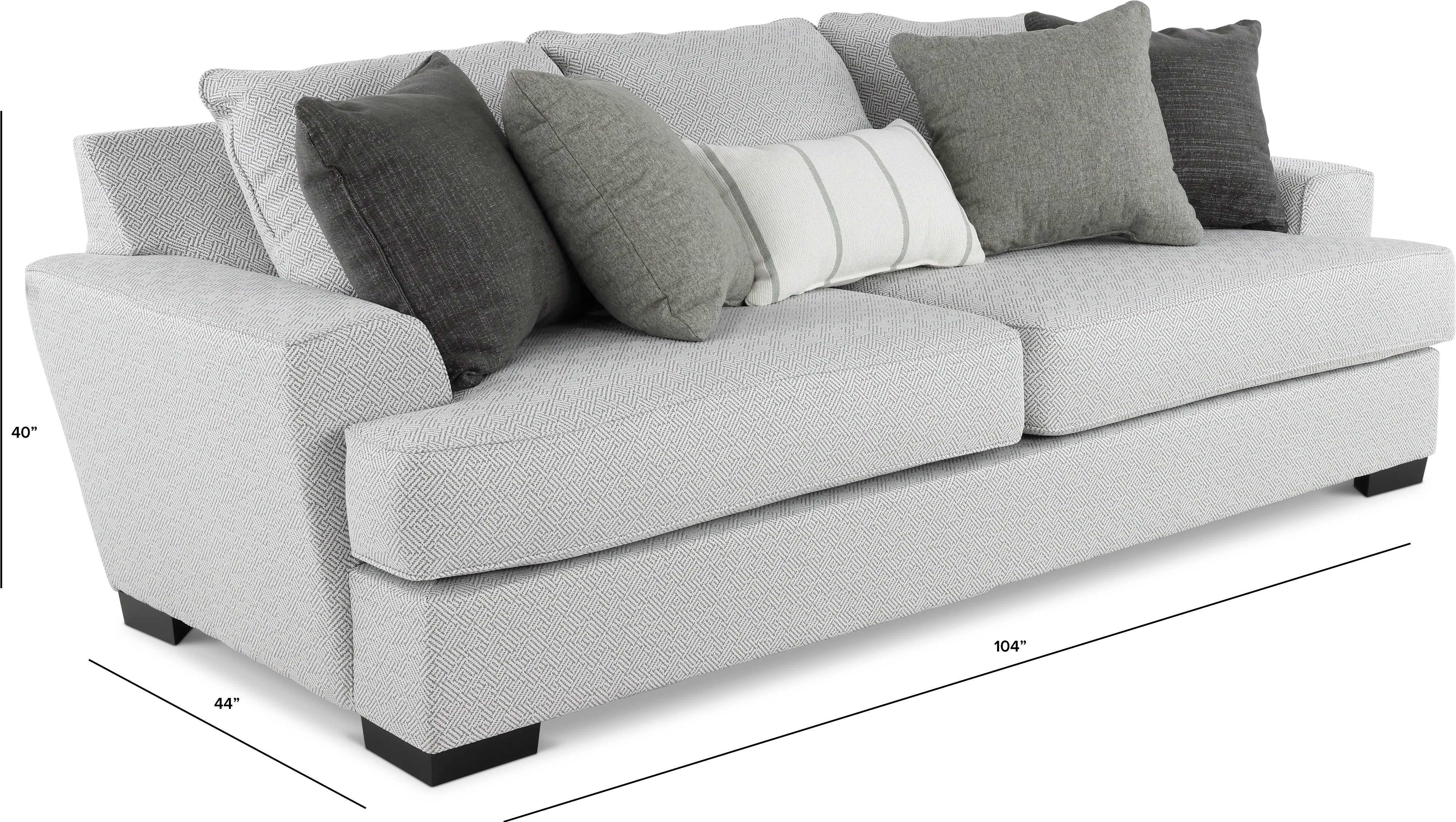 Renegade Pewter Gray Sofa