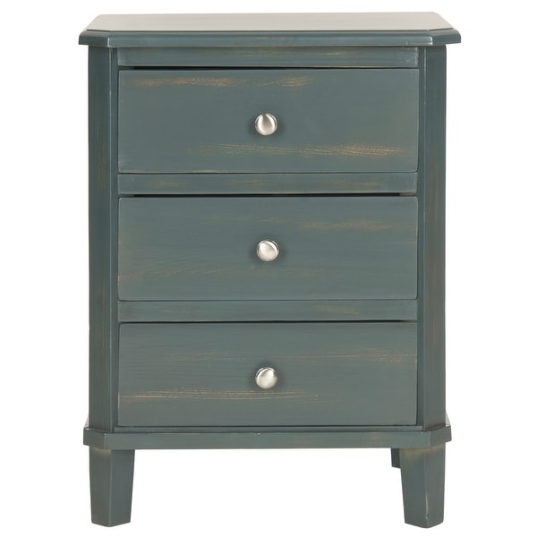 SAFAVIEH Joe Dark Teal End Table - 18.1