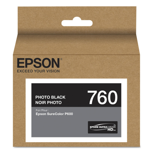  T760120 (760) UltraChrome HD Ink， Photo Black