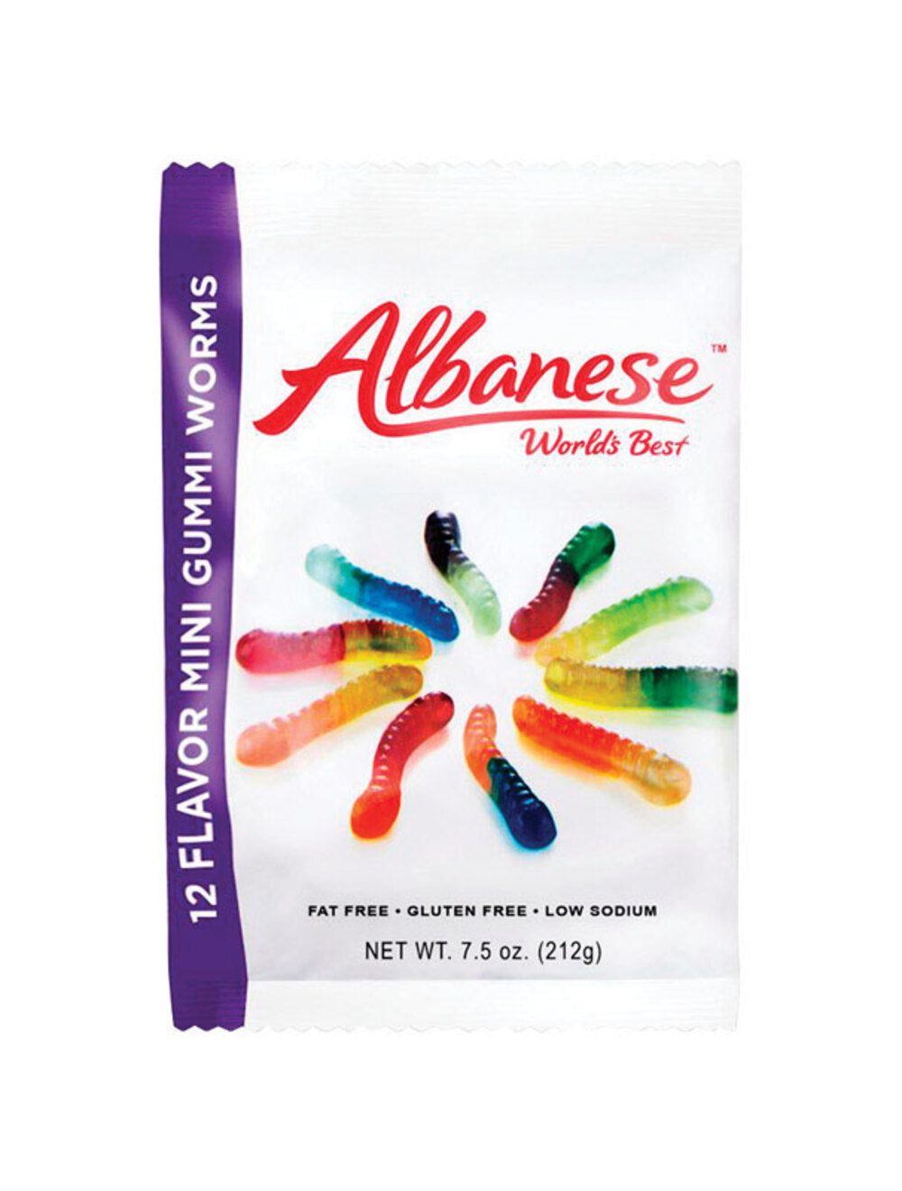 GUMMI MINI WORMS 7.5OZ