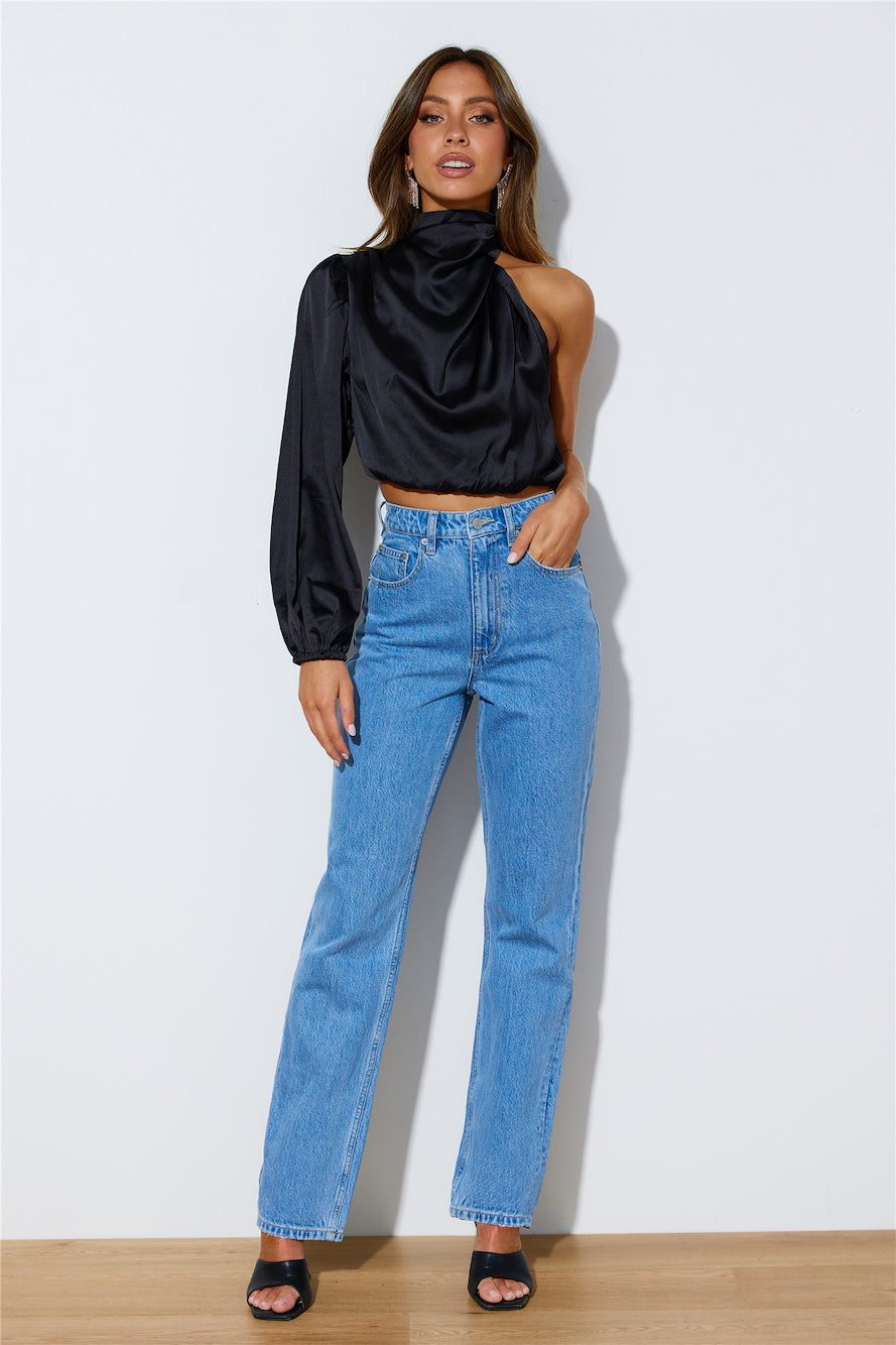 Deborah Crop Black