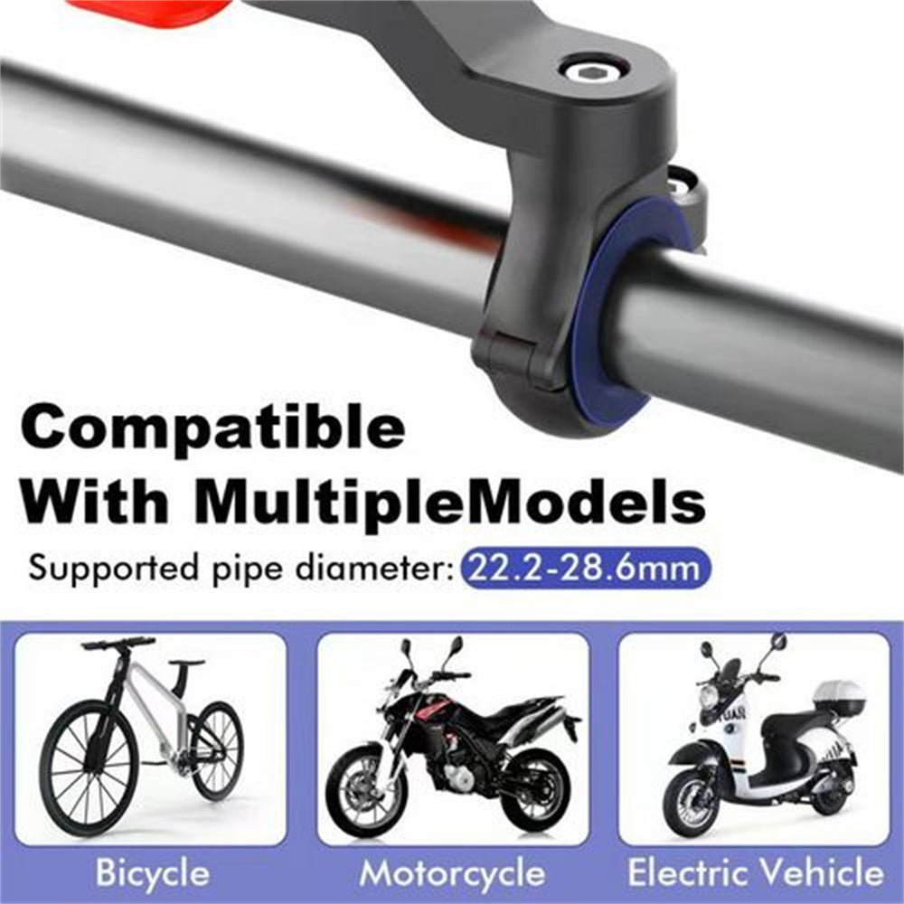 Quad-Lock Out Front Bike Twist Mountain Cradle Cycling Phone Holder Device US Red Mountdog