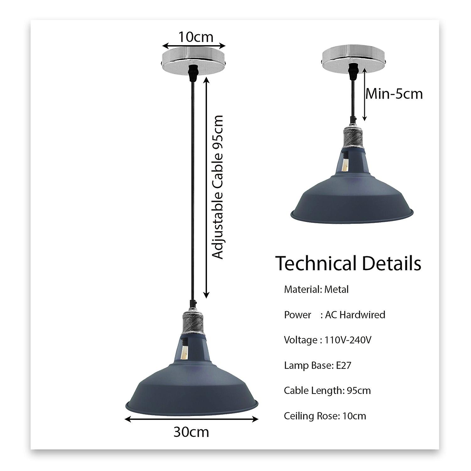 Barn slotted shade pendant light~1093