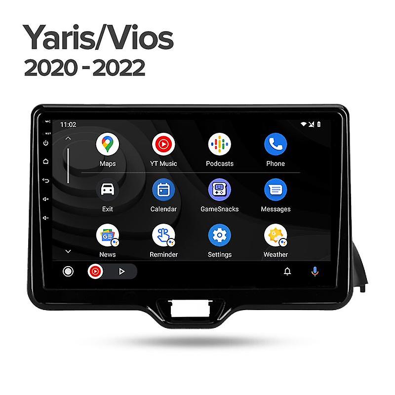 Wireless CarPlay Android Auto Radio for Toyota Yaris Vios 2020 - 2022 Car Multimedia GPS autoradio