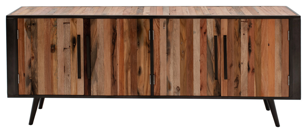 Nordic TV Dresser 4 Doors   Midcentury   Entertainment Centers And Tv Stands   by Nova Solo Furniture  Houzz