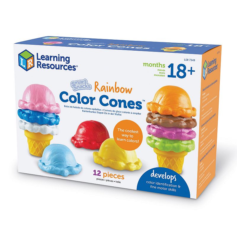 Learning Resources Smart Snacks Rainbow Color Cones