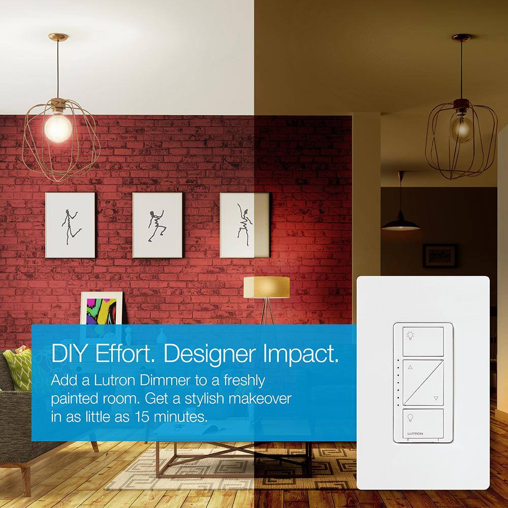 Lutron Caseta Smart Switch (2 Count Neutral Req.) Kit wRing 1080p Smart Doorbell Satin Nickel (2020 Ver.) (PRBDG-PKG2WS-WH) PRBDG-PKG2WS-WH