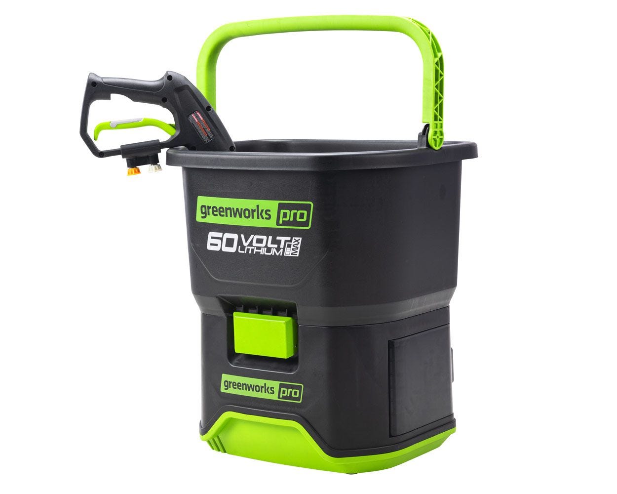 60V 1800 PSI 1.1 GPM Bucket Pressure Washer | Greenworks Tools