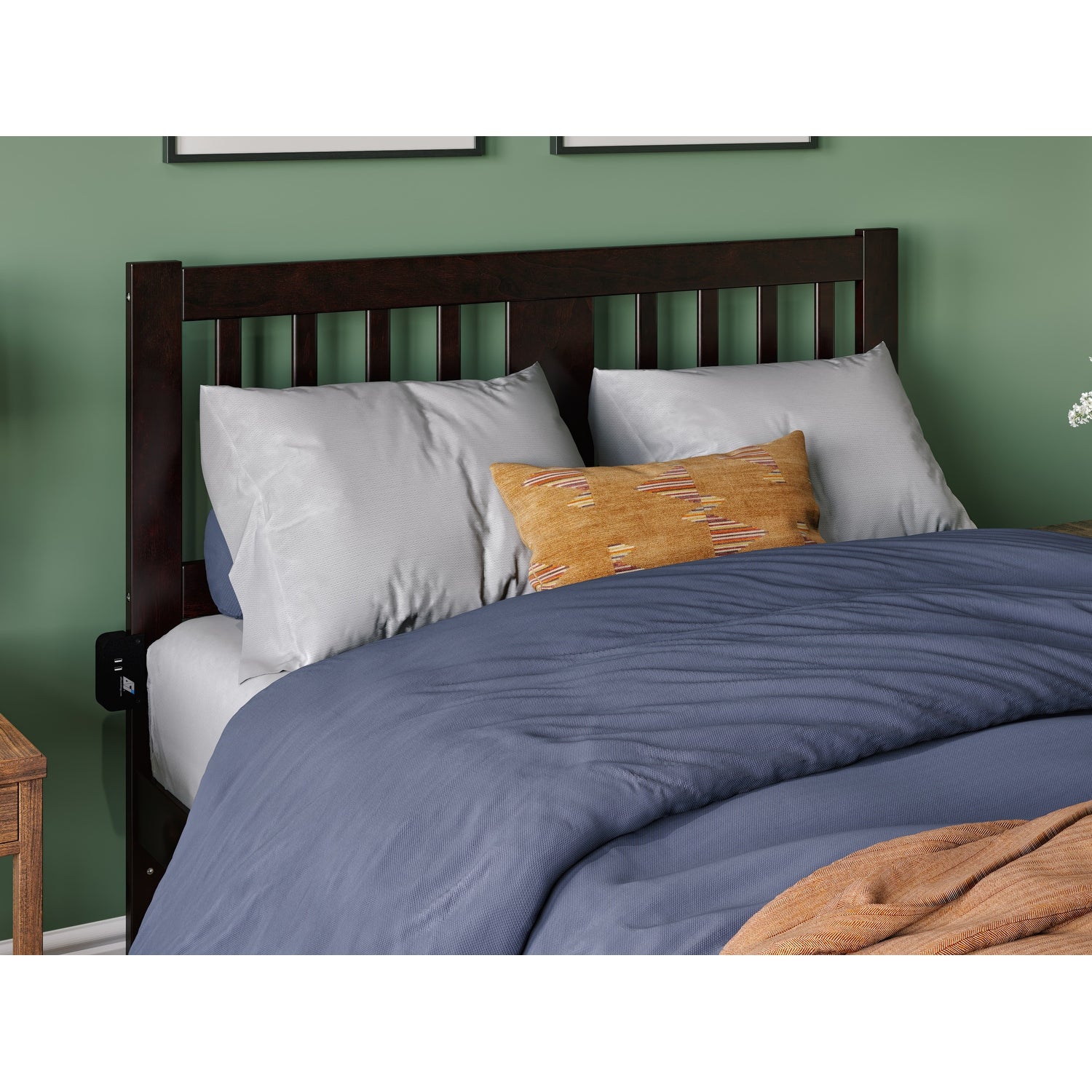 Tahoe Full Slatted Headboard in Espresso - - 37219651