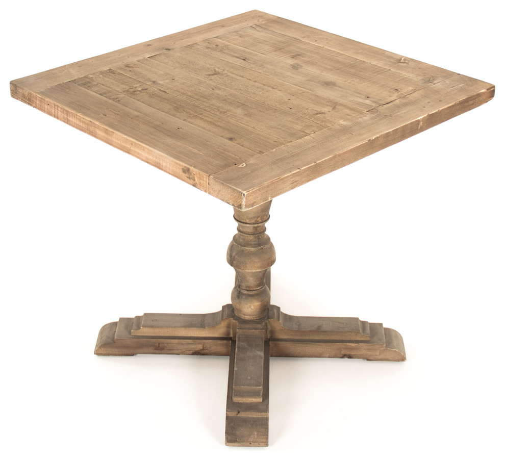 Timeo Square Table   Farmhouse   Side Tables And End Tables   by Nook  ampCottage  Houzz