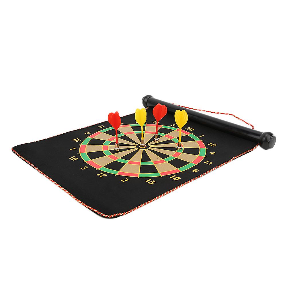 Children Interactive Toys Flocking Magnetic Two-sided Darts Target For Safety Fitness And Professional Training