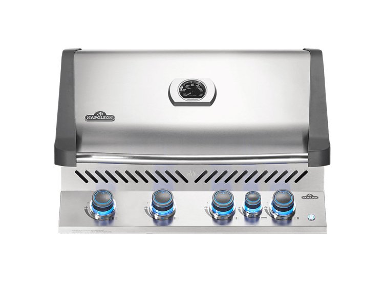 Napoleon Prestige 500 RB Stainless Steel Built-In Natural Gas Grill With Infrared Rear Burner