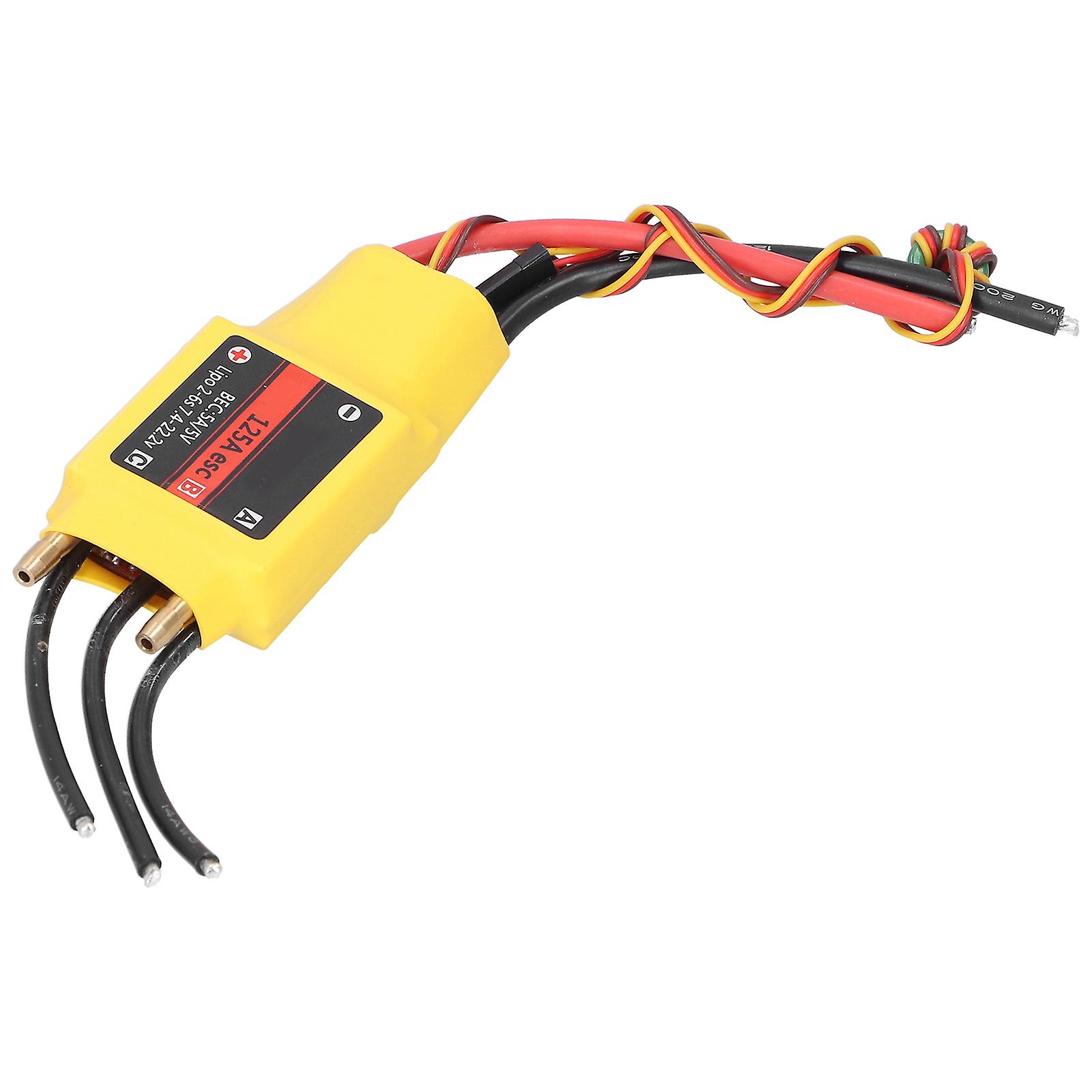 125a 2way Water Cooling Brushless Esc Electronic Speed Controller For Rc Boat Airship