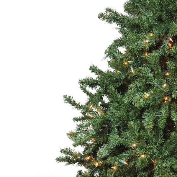 15' Canadian Pine Artificial Christmas Tree Warm White Lights