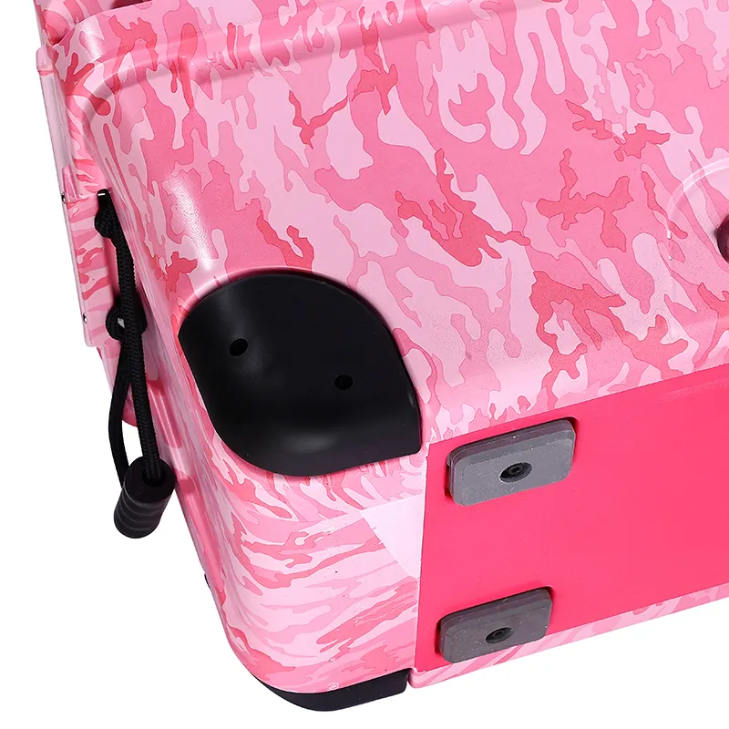 Custom camouflage hard cooler outdoor large capacity coolers box refrigeration Hiking Fishing Camping hard cooler