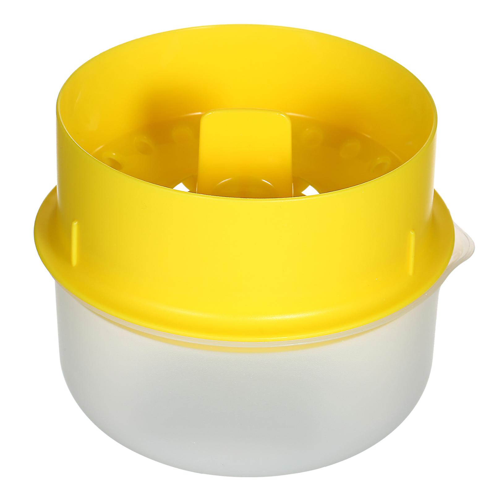 Yellow Plastic Egg Separator Egg-yolk Extractor Yolk Divider Egg White Strainer Baking Tool For Home Kitchen