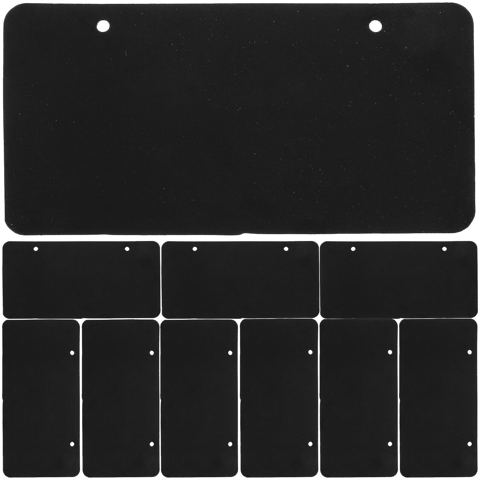 10 Pcs License Plate Frame Shockproof Pad License Plate Frame Sponge Pads (us License Plate)