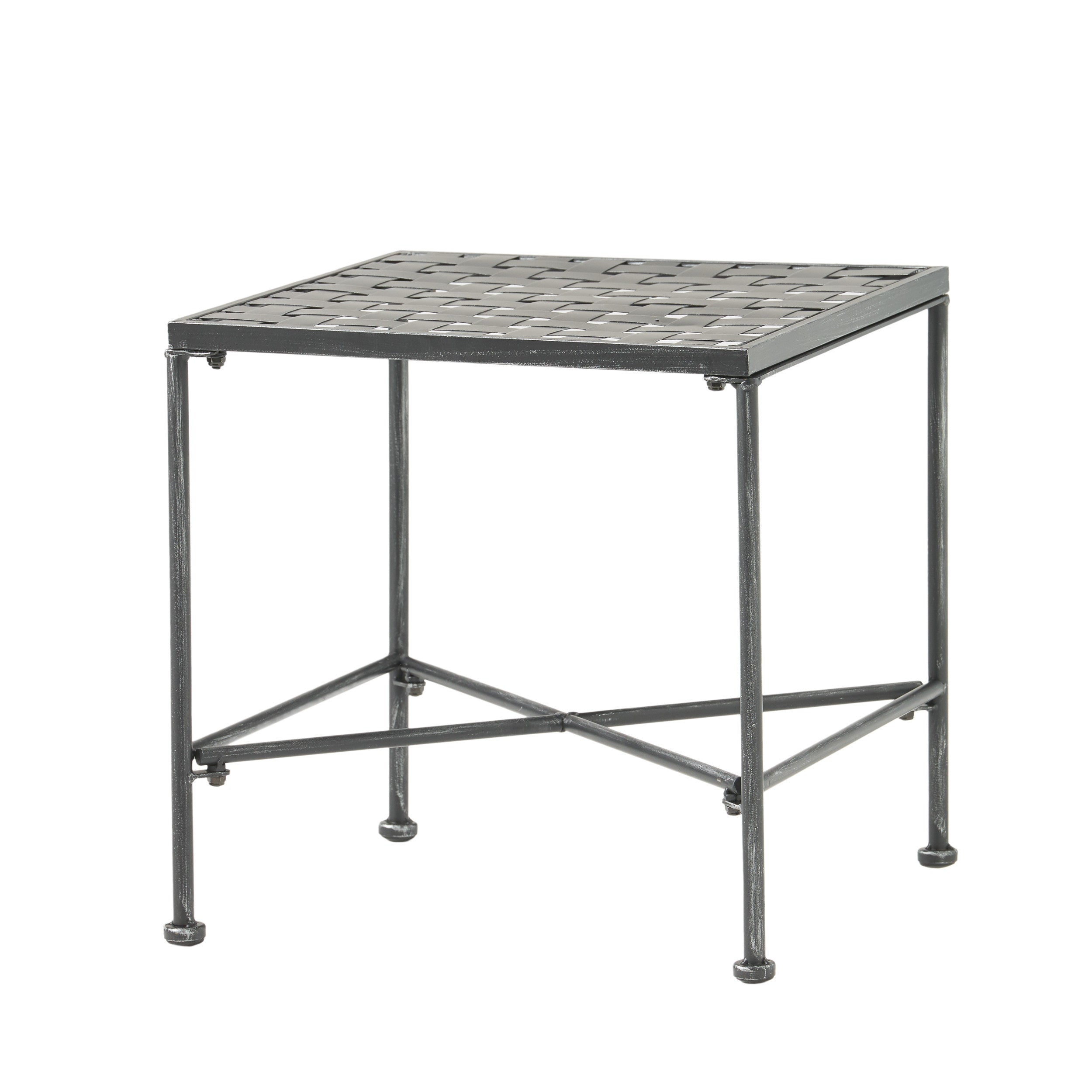 Kent Outdoor Black Iron Side Table