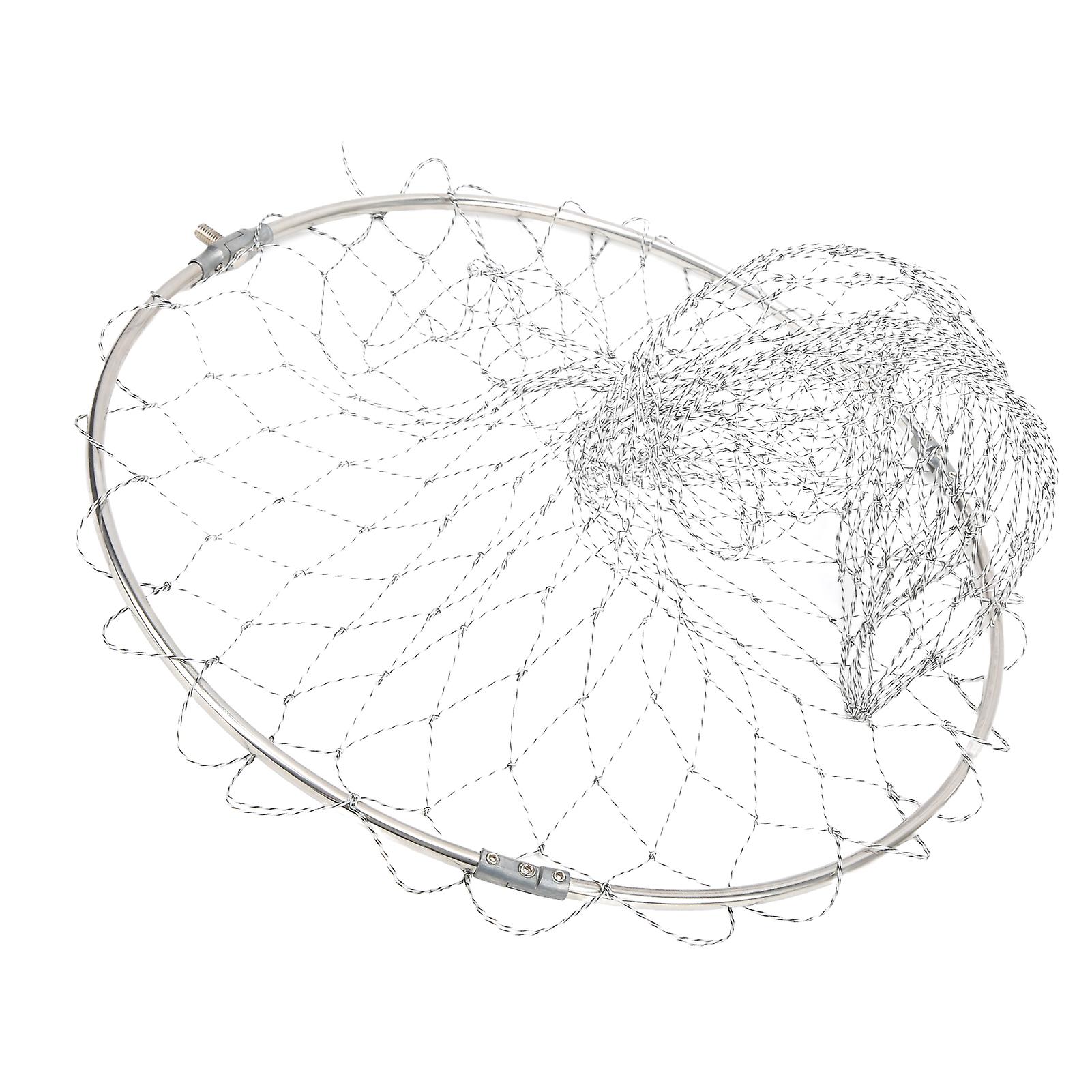 Landing Net Heads 39cm Big Nylon Braiding Mesh Brail Net For Catching Fish And Birds