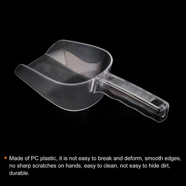 2Pcs Ice Scoop， 11.02x3.43