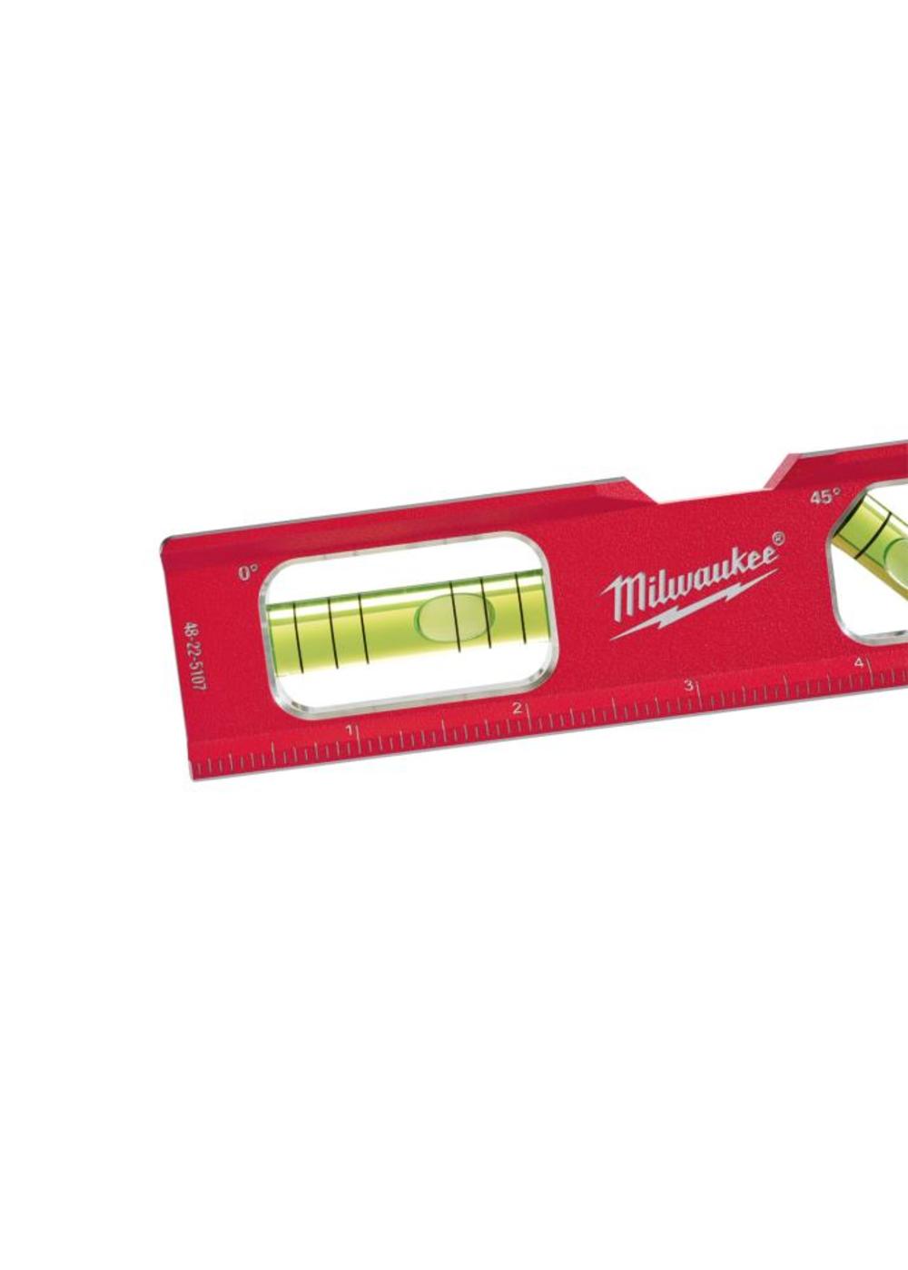 Milwaukee REDSTICK Box Level 48 and Compact Billet Torpedo Level Bundle ;