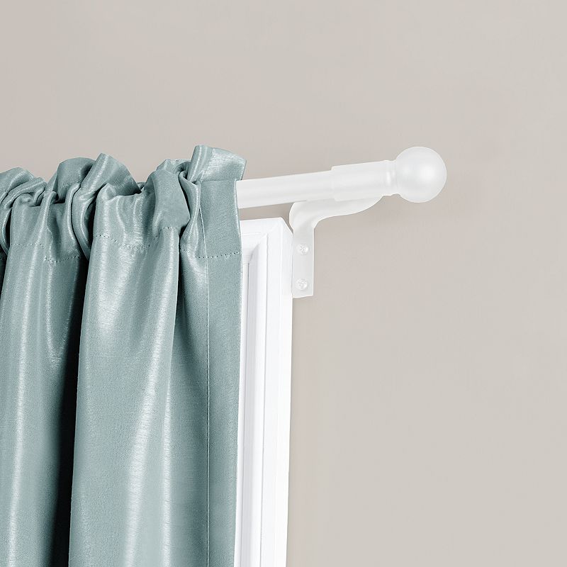 Maytex Smart Rods Easy Install Cafe Window Curtain Rod