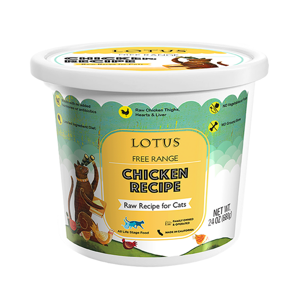 Lotus Raw Frozen Cat Food Chicken