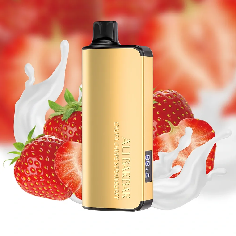 Strawberry Chupa Chups Vape 9000 Puffs 🆕 While Stock Lasts 🔥