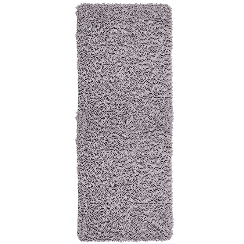 Portsmouth Home Memory Foam Long Shag Bath Mat