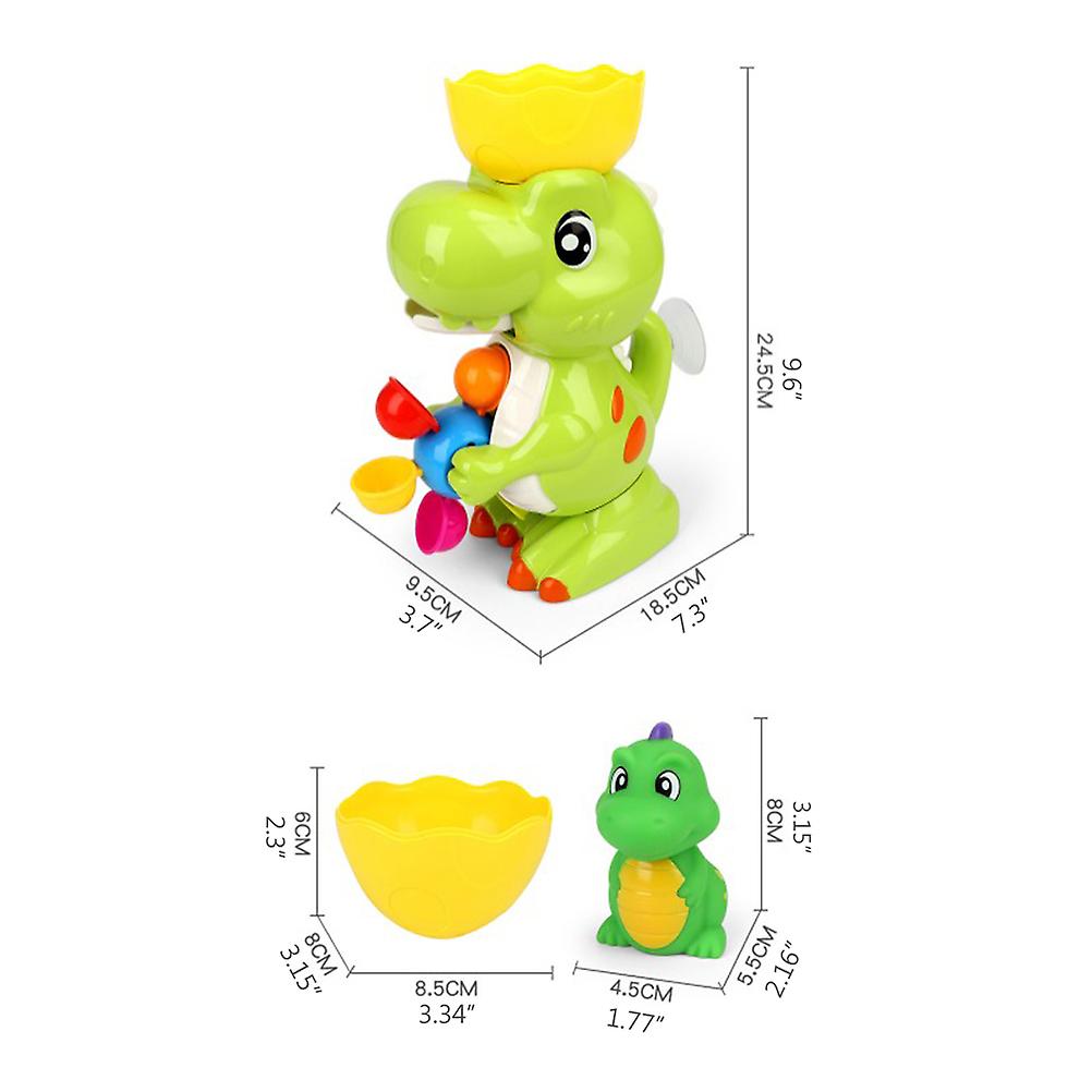 Baby Dinosaur Bath Toys Interactive Waterfall Kids Toy for Shower Bathroom Children Lovely Gift