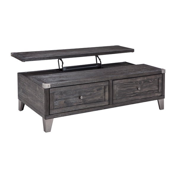 Ashley T901-9 Weathered Pine Finish Todoe Lift Top Cocktail Table