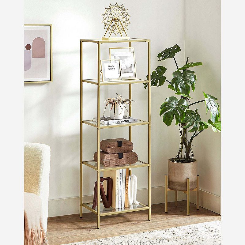 BreeBe 5-Tier Bookshelf