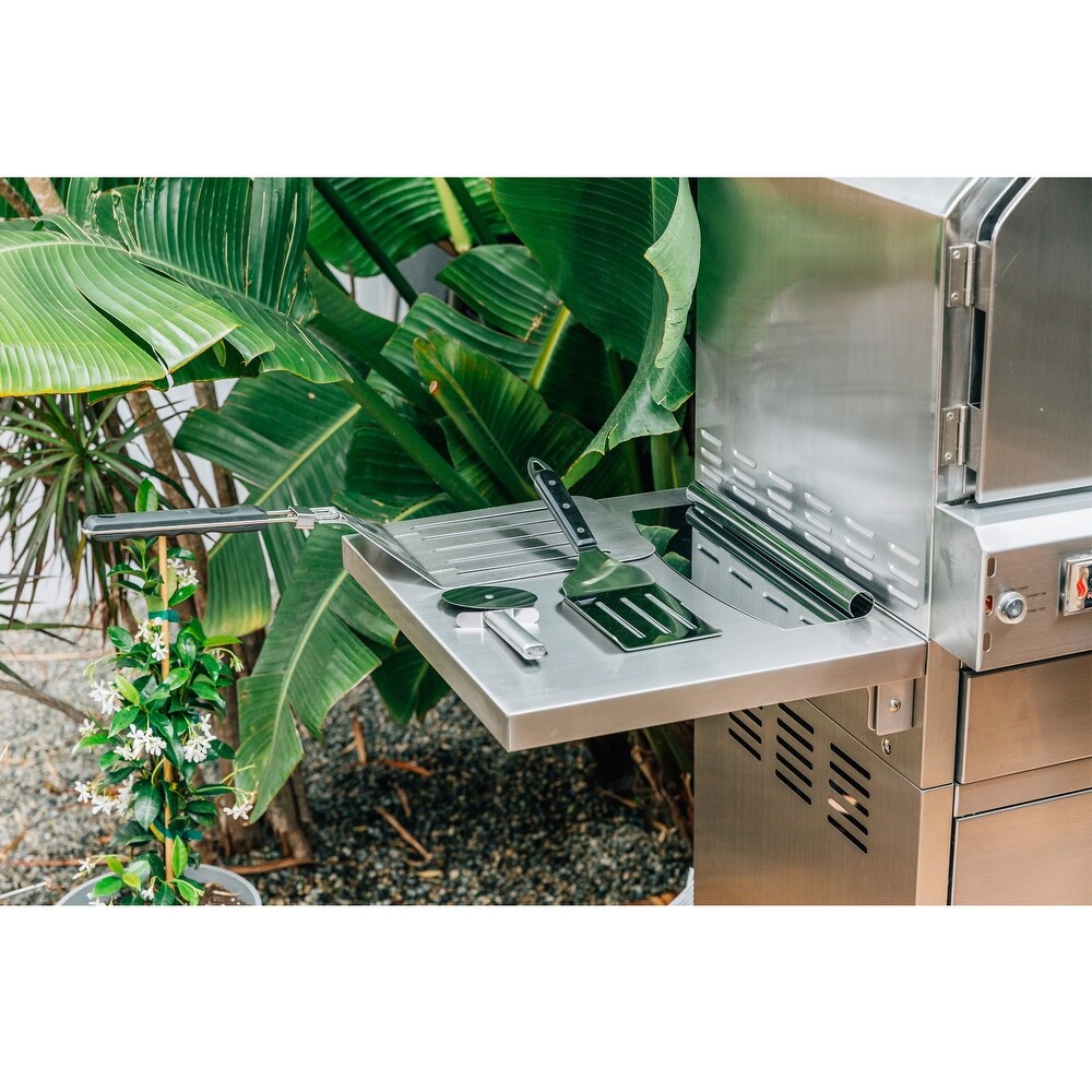 Summerset Freestanding Natural Gas Outdoor Pizza Oven   SS OVFS NG
