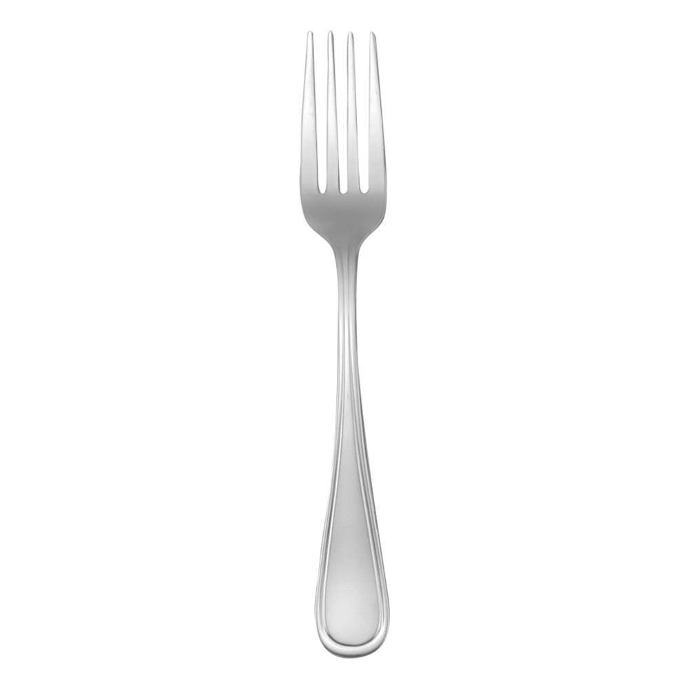 Oneida New Rim Silver 1810 Stainless Steel European Table Fork (12-Pack) T015FDIF