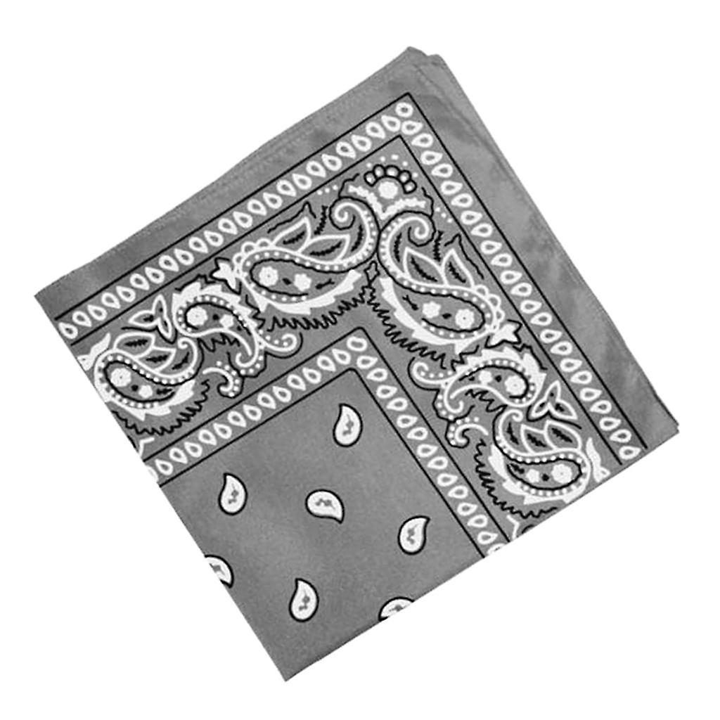 2x Women Men Cotton Paisley Print Paisley Bandana Scarf Head Wrap Hair Band