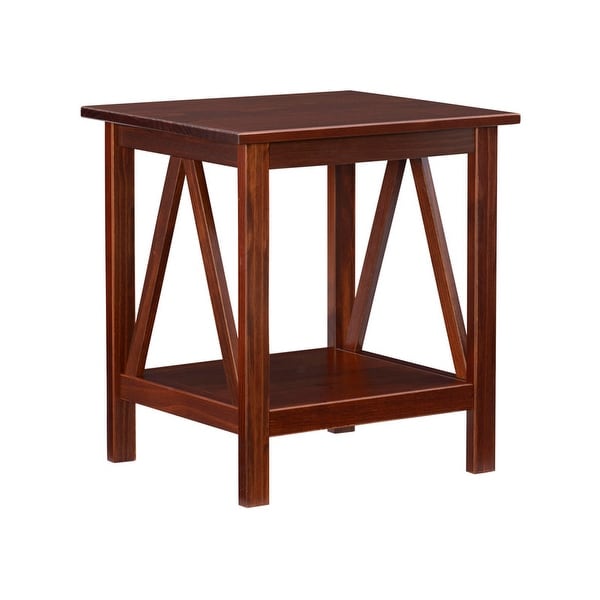 Porch and Den Massey Antique Tobacco Side Table