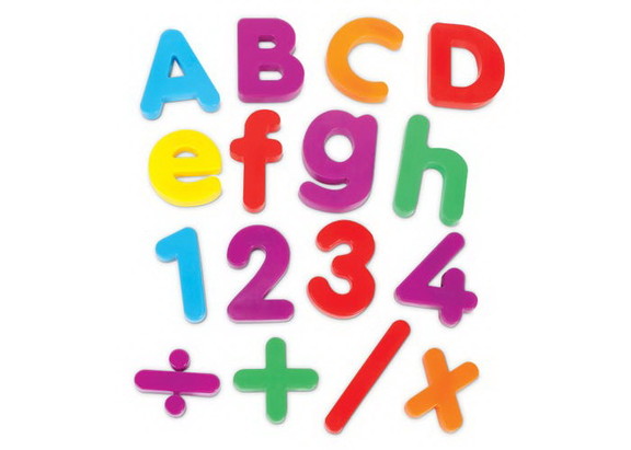 Learning Resources LER1455 Jumbo Magnetic Letters ...