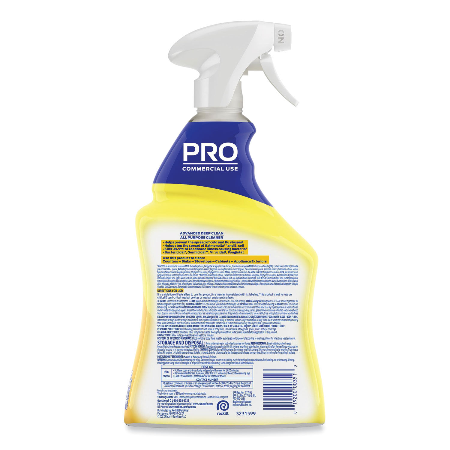 Advanced Deep Clean All Purpose Cleaner by Professional LYSOLandreg; Brand RAC00351