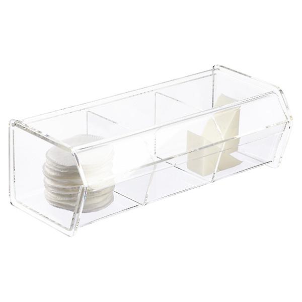 3Section Acrylic HingedLid Box