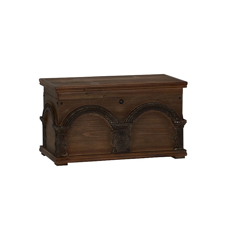 Household Essentials Wooden Arch Storage Trunk