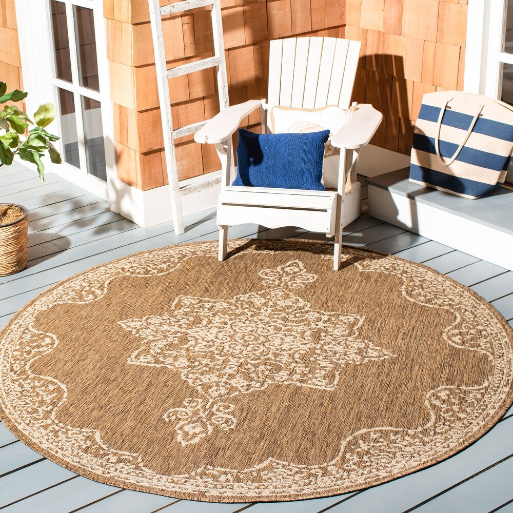 SAFAVIEH Beach House Winona Indoor/ Outdoor Waterproof Patio Backyard Rug