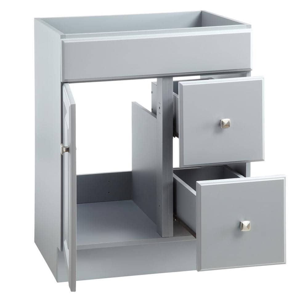 Design House Wyndham 24 in W x 18 in D Ready to Assemble Bath Vanity Cabinet Only in Gray