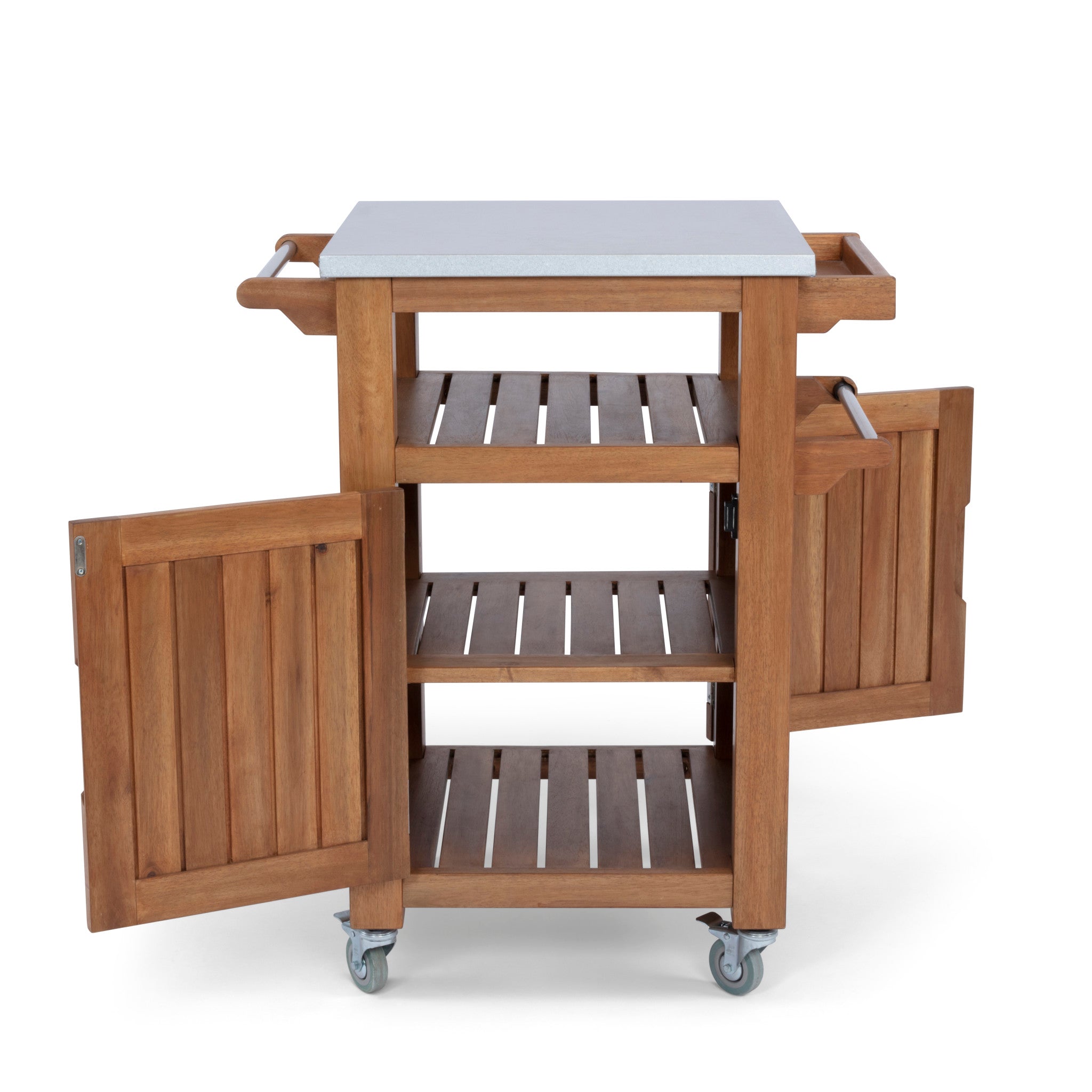 Maho Brown Outdoor Kitchen Cart