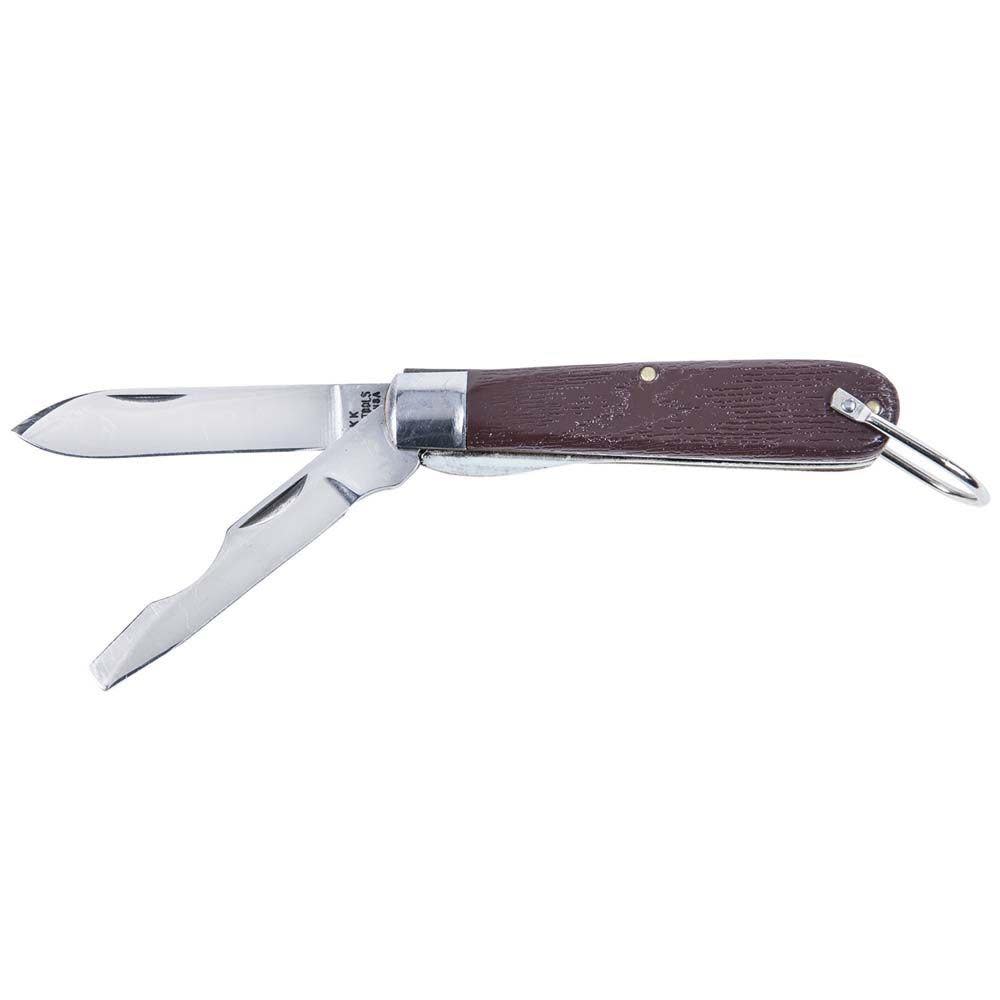 Klein Tools 2 Blade Pocket Knife Steel 2-1/2