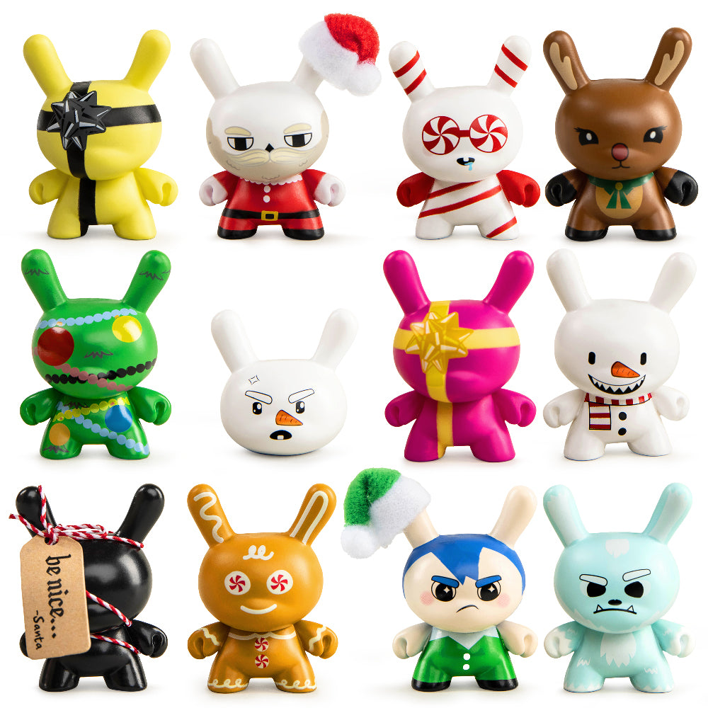 Luxegoodsub12 Dunny Days of Christmas Vinyl Dunny Set