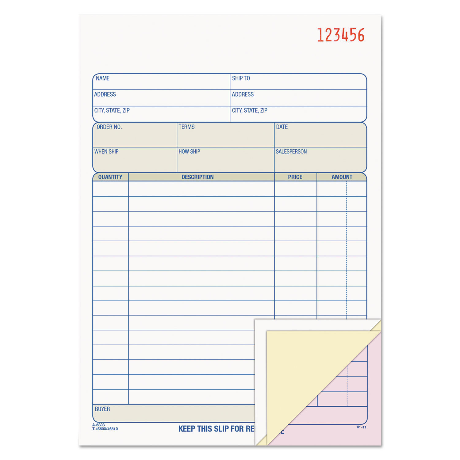 Sales Order Book by TOPSandtrade; TOP46510